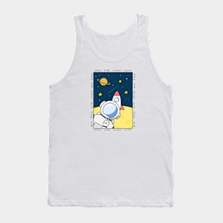 Space peace astro Tank Top